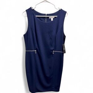 *NWT* New York & Company STRETCH navy dress